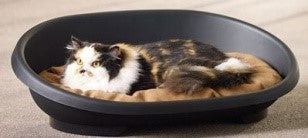 SNOOZE PET PLASTIC BED BLACK on Sale