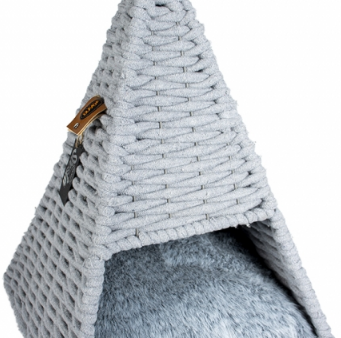 OYSTER TIPI IN COTTON ROPE GREY on Sale